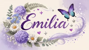 Emilia horizontal - Místico Lila