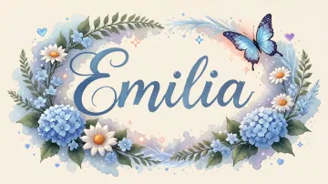 Emilia horizontal - Magia en Cursiva