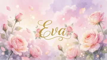 Eva horizontal - Rosas de Acuarela Mágica