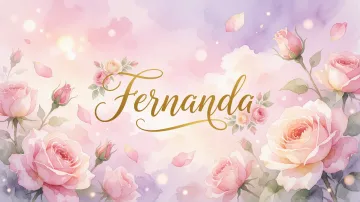 Fernanda horizontal - Rosas de Acuarela Mágica