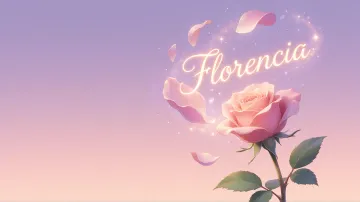 Florencia horizontal - Rosa Etérea Iluminada