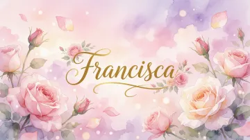 Francisca horizontal - Rosas de Acuarela Mágica