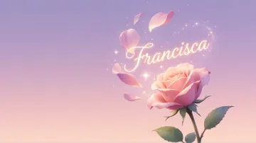 Francisca horizontal - Rosa Etérea Iluminada