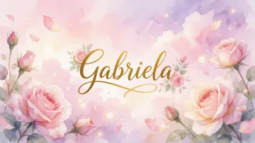 Gabriela horizontal - Rosas de Acuarela Mágica