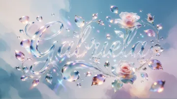 Gabriela horizontal - Cristal Etéreo