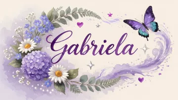 Gabriela horizontal - Místico Lila