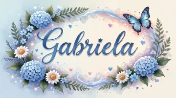 Gabriela horizontal - Magia en Cursiva