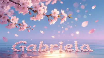 Gabriela horizontal - Reflejos de Cerezo