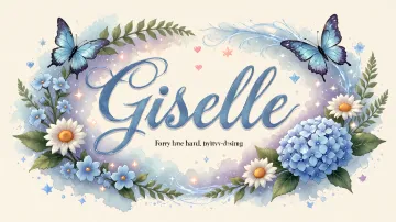 Giselle horizontal - Magia en Cursiva