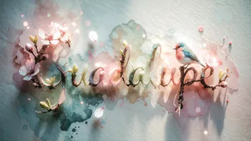 Guadalupe horizontal - Amanecer de Primavera