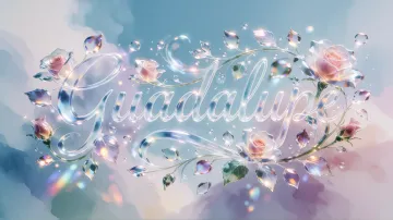 Guadalupe horizontal - Cristal Etéreo