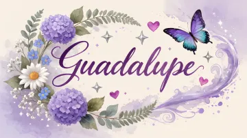 Guadalupe horizontal - Místico Lila
