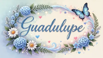 Guadalupe horizontal - Magia en Cursiva