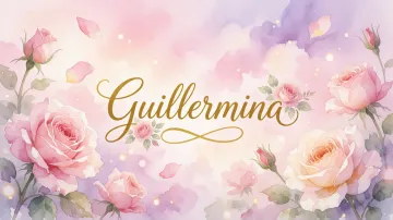 Guillermina horizontal - Rosas de Acuarela Mágica