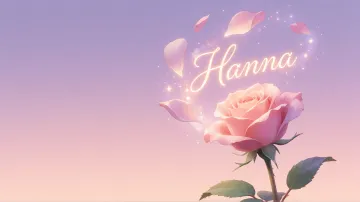 Hanna horizontal - Rosa Etérea Iluminada