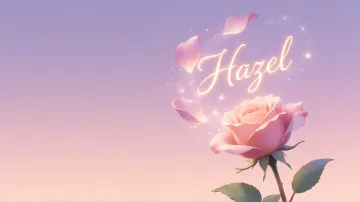 Hazel horizontal - Rosa Etérea Iluminada