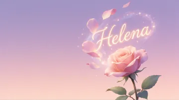 Helena horizontal - Rosa Etérea Iluminada