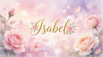 Isabel horizontal - Rosas de Acuarela Mágica