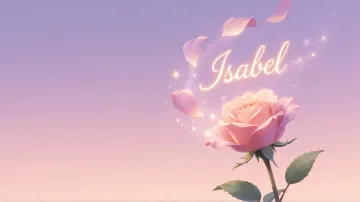 Isabel horizontal - Rosa Etérea Iluminada