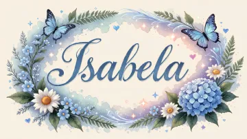 Isabela horizontal - Magia en Cursiva