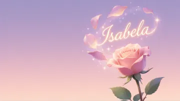 Isabela horizontal - Rosa Etérea Iluminada