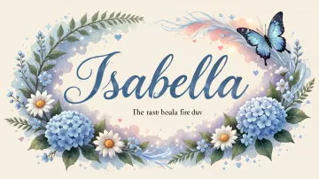 Isabella horizontal - Magia en Cursiva