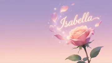 Isabella horizontal - Rosa Etérea Iluminada