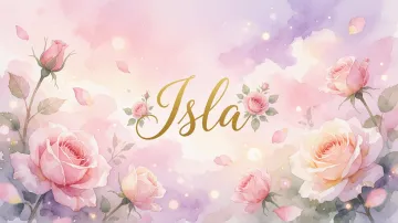 Isla horizontal - Rosas de Acuarela Mágica