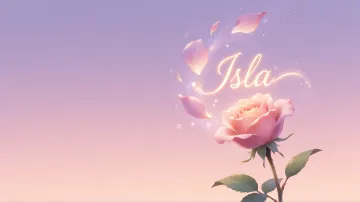 Isla horizontal - Rosa Etérea Iluminada