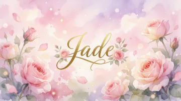 Jade horizontal - Rosas de Acuarela Mágica