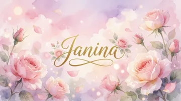 Janina horizontal - Rosas de Acuarela Mágica