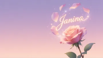 Janina horizontal - Rosa Etérea Iluminada