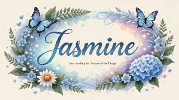 Jasmine horizontal - Magia en Cursiva
