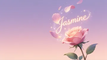 Jasmine horizontal - Rosa Etérea Iluminada