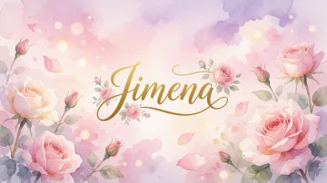 Jimena horizontal - Rosas de Acuarela Mágica