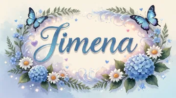 Jimena horizontal - Magia en Cursiva