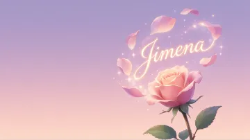 Jimena horizontal - Rosa Etérea Iluminada