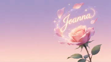Joanna horizontal - Rosa Etérea Iluminada