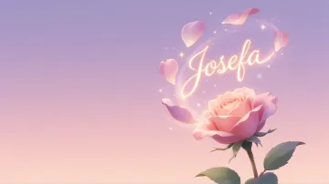 Josefa horizontal - Rosa Etérea Iluminada