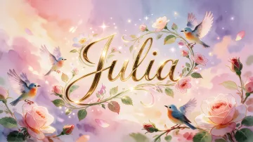 Julia horizontal - Jardín Mágico Primaveral
