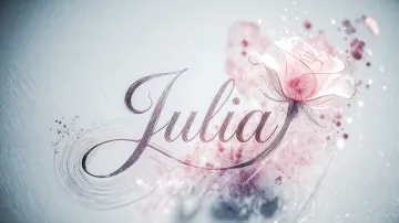 Julia horizontal - Rosa Eterna