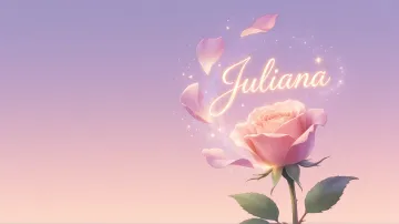 Juliana horizontal - Rosa Etérea Iluminada