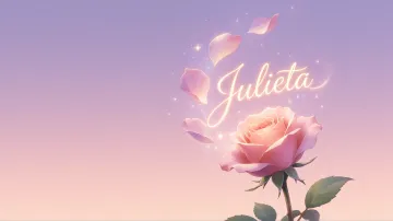 Julieta horizontal - Rosa Etérea Iluminada