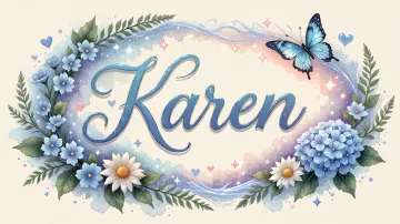 Karen horizontal - Magia en Cursiva