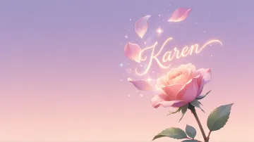 Karen horizontal - Rosa Etérea Iluminada