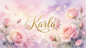 Karla horizontal - Rosas de Acuarela Mágica