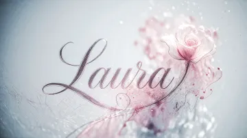 Laura horizontal - Rosa Eterna