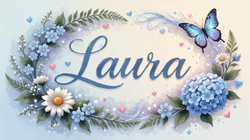Laura horizontal - Magia en Cursiva