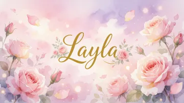 Layla horizontal - Rosas de Acuarela Mágica
