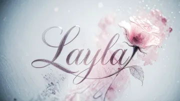 Layla horizontal - Rosa Eterna